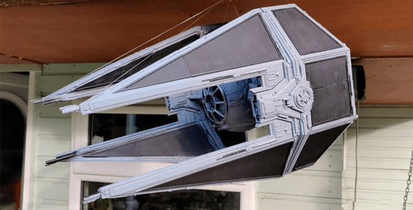 TIE Interceptor - Star Wars 3D Model Ready to Print
