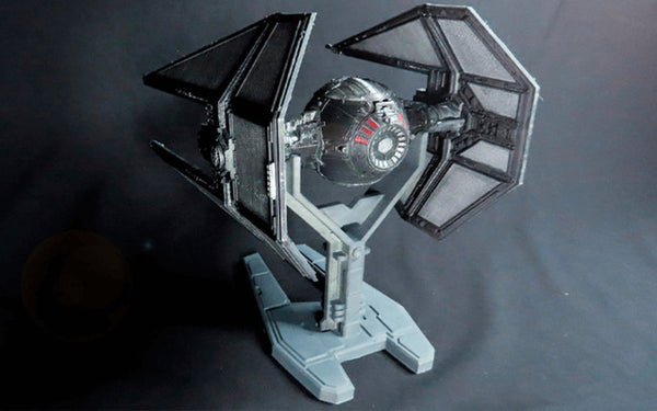TIE Interceptor - Star Wars 3D Model Ready to Print