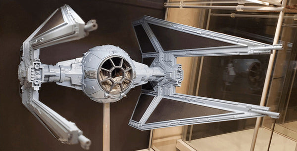 TIE Interceptor - Star Wars 3D Model Ready to Print