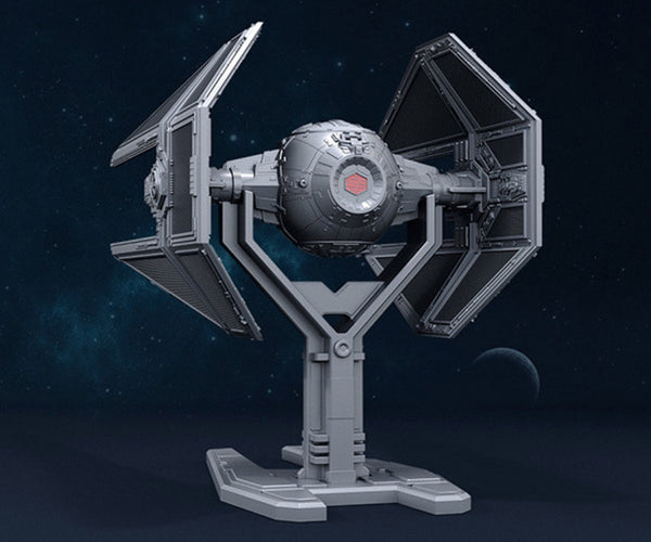 TIE Interceptor - Star Wars 3D Model Ready to Print