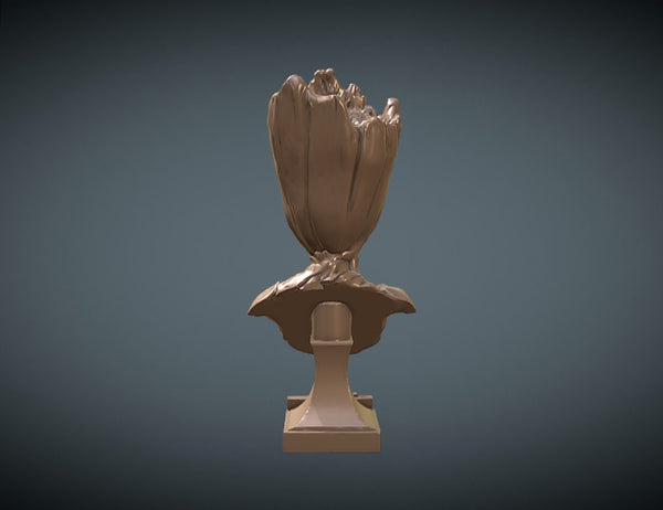 Teen Groot Bust 3D Model Ready to Print STL