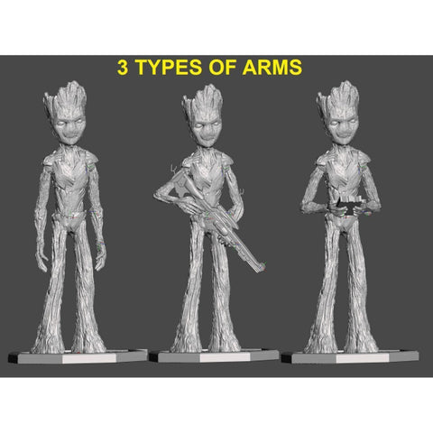 Teenage Groot 3D Model Ready to Print