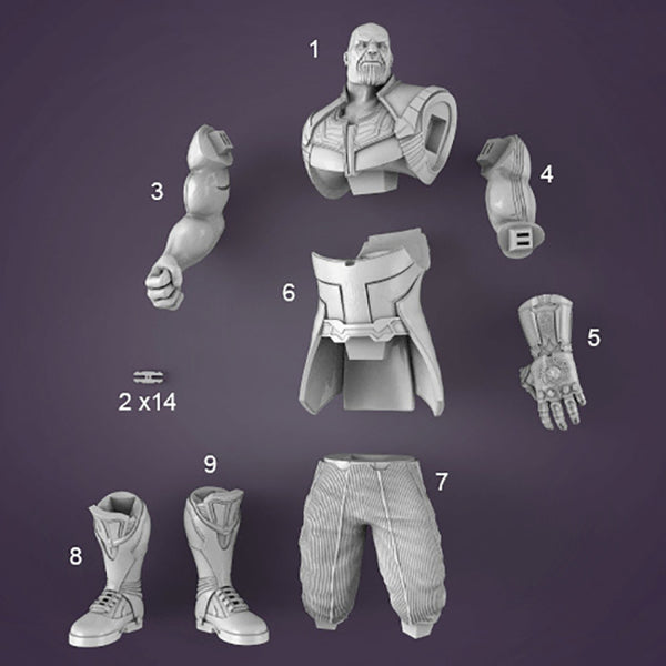 Thanos 3D Model Ready to Print