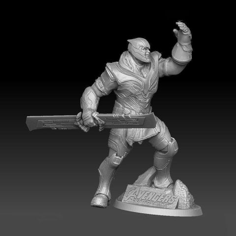 Thanos Avengers Figurines 3D Model Ready to Print