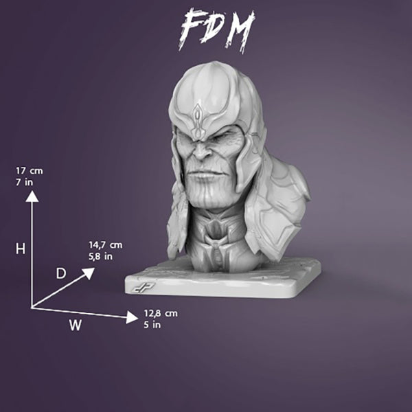 Thanos Endgame Bust 3D Model Ready to Print