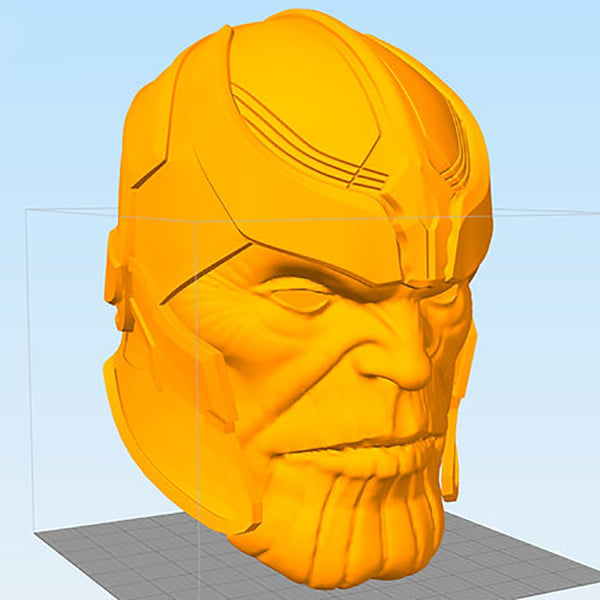 Thanos Face and Helmet 3D Model Ready to Print