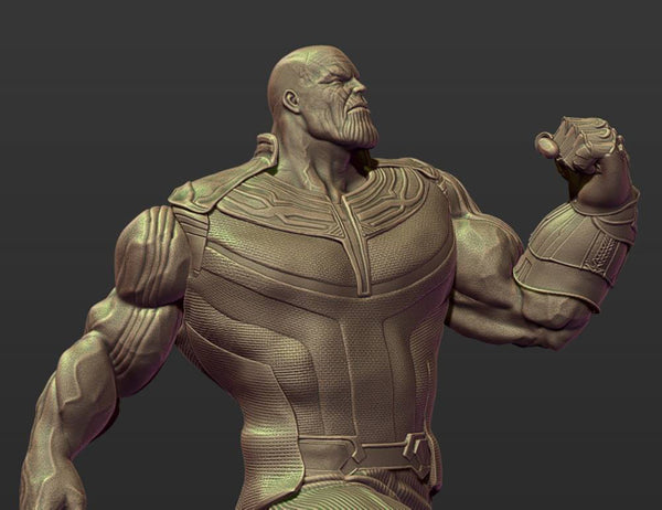 Thanos Infinitywar Figurines 3D Model Ready to Print