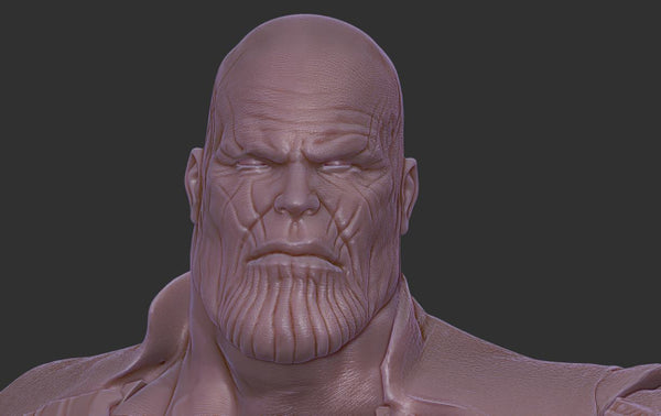 Thanos Infinitywar Figurines 3D Model Ready to Print