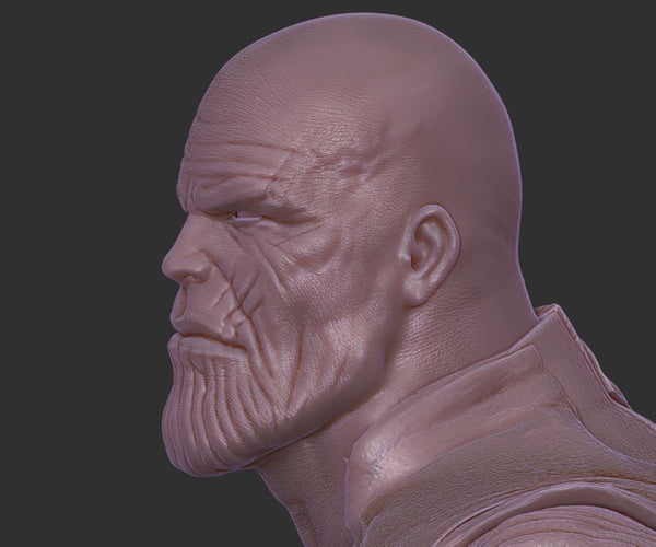 Thanos Infinitywar Figurines 3D Model Ready to Print