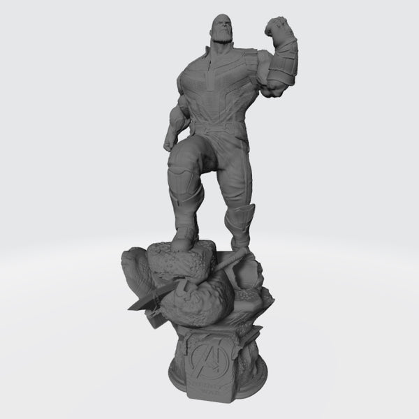 Thanos Infinitywar Figurines 3D Model Ready to Print