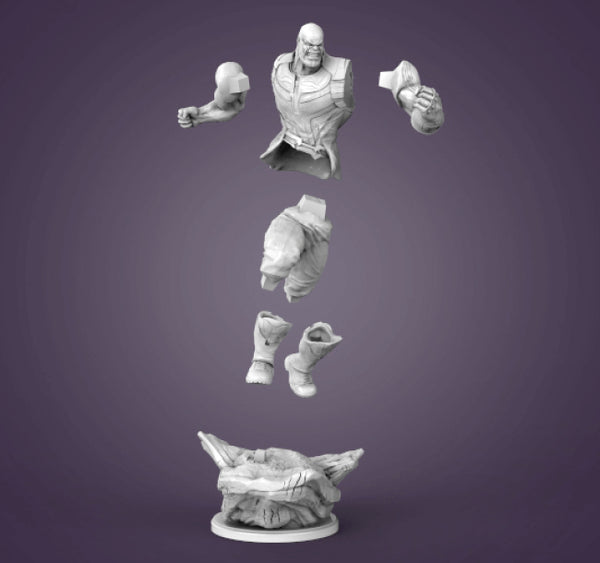 Thanos Marvel Sculptures 3D Model Ready to Print