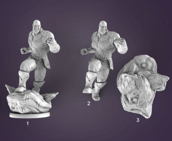 Thanos Marvel Sculptures 3D Model Ready to Print