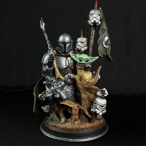 The Mandalorian and Grogu 3D Model Ready to Print