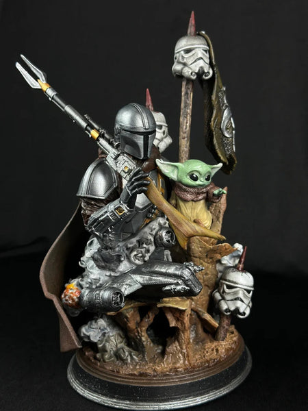 The Mandalorian and Grogu 3D Model Ready to Print