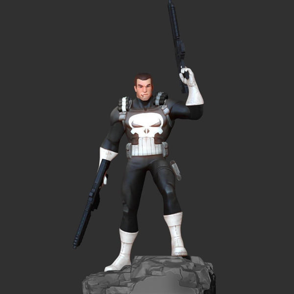 The Punisher 3D Model Ready to Print