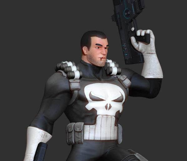 The Punisher 3D Model Ready to Print