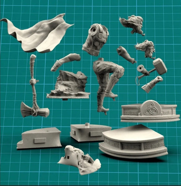 Thor End Game Figurines 3D Model Ready to Print
