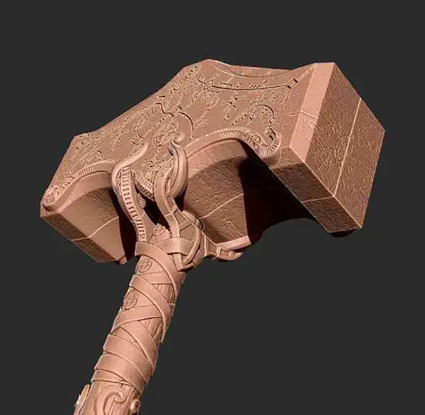 Thor God of War Mjolnir 3D Model Ready to Print