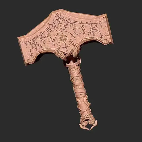 Thor God of War Mjolnir 3D Model Ready to Print