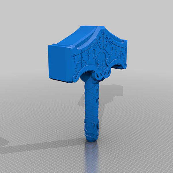 Thor God of War Mjolnir 3D Model Ready to Print