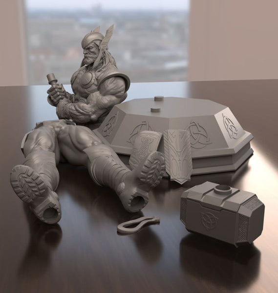 Thor Marvel Statues 3D Model Ready to Print