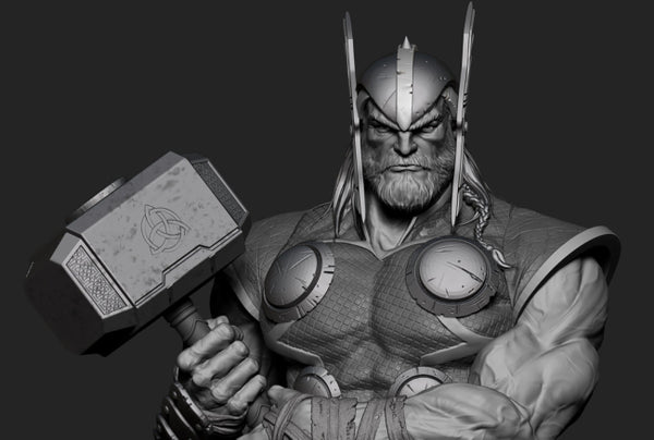 Thor Marvel Statues 3D Model Ready to Print