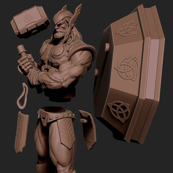 Thor Marvel Statues 3D Model Ready to Print