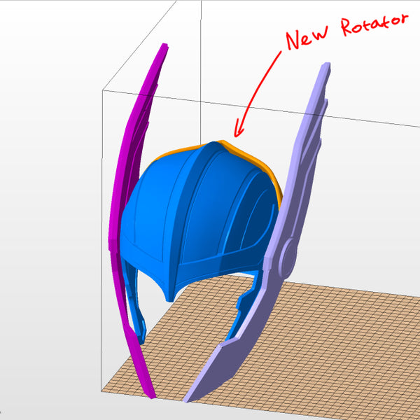 Thor Ragnarok Helmet 3D Model Ready to Print