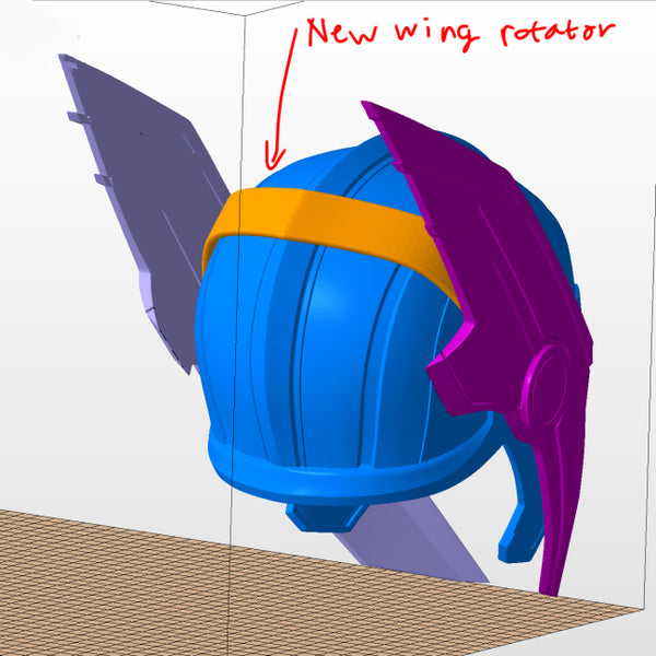 Thor Ragnarok Helmet 3D Model Ready to Print