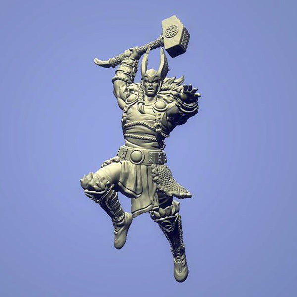 Thor Statue 3D Model Ready to Print