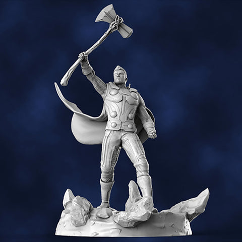 Thor with Stormbreaker 3D Model Ready to Print