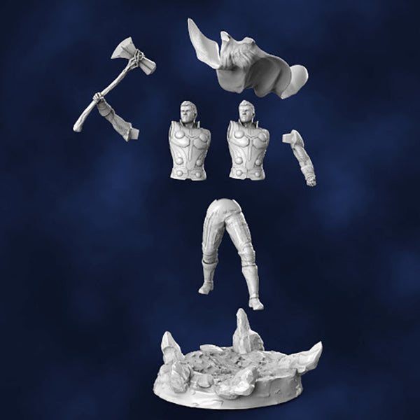 Thor with Stormbreaker 3D Model Ready to Print