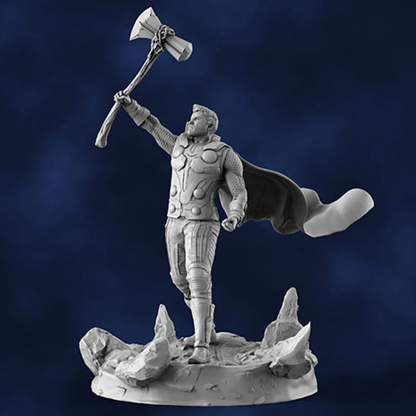 Thor with Stormbreaker 3D Model Ready to Print