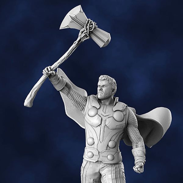 Thor with Stormbreaker 3D Model Ready to Print