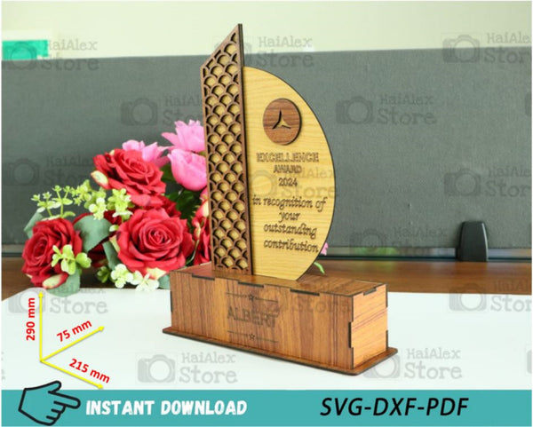 Trophy Award MDF 3mm Laser Cut Files