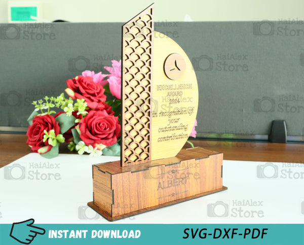 Trophy Award MDF 3mm Laser Cut Files