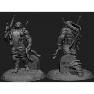 Turtle Punisher 3D Model Ready to Print