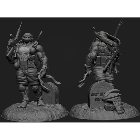 Turtle Punisher 3D Model Ready to Print