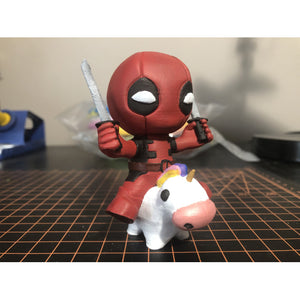 Unicorn Deadpool 3D Model Ready to Print STL