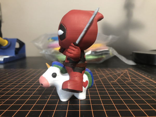 Unicorn Deadpool 3D Model Ready to Print STL