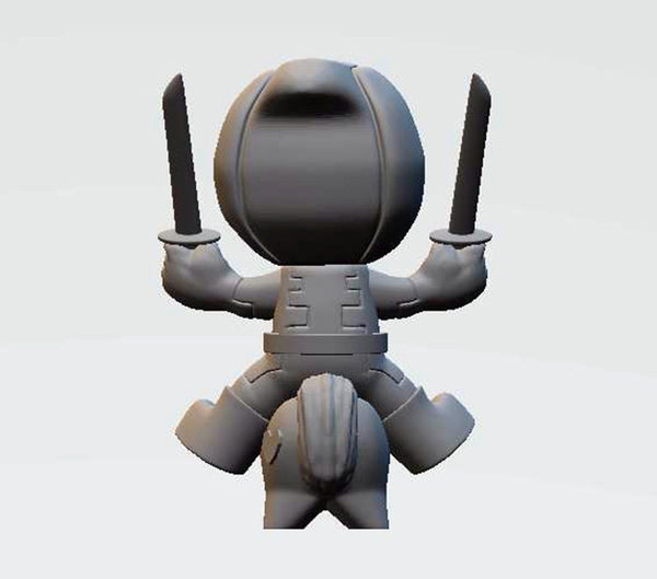 Unicorn Deadpool 3D Model Ready to Print STL