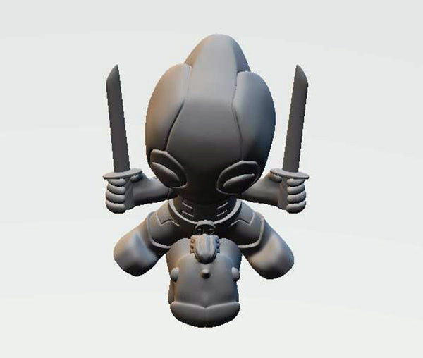 Unicorn Deadpool 3D Model Ready to Print STL