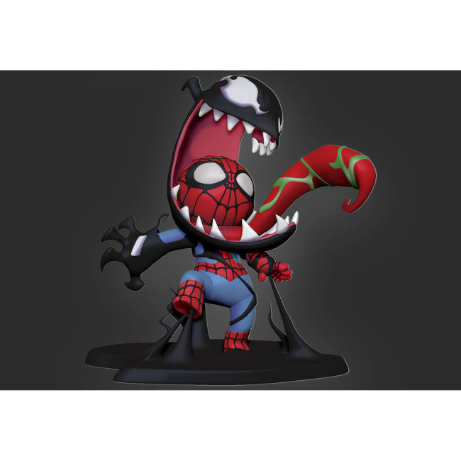 Venom Take Over Spiderman Chibi 3D Model Ready to Print
