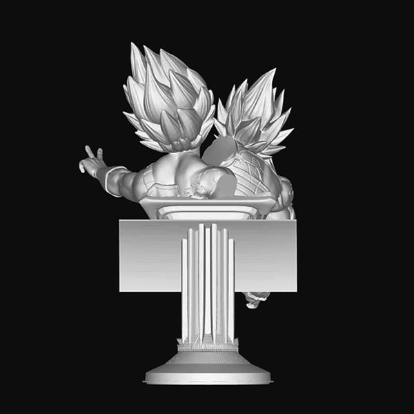 Vegeta Bust - Dragon Ball Z 3D Model Ready to Print