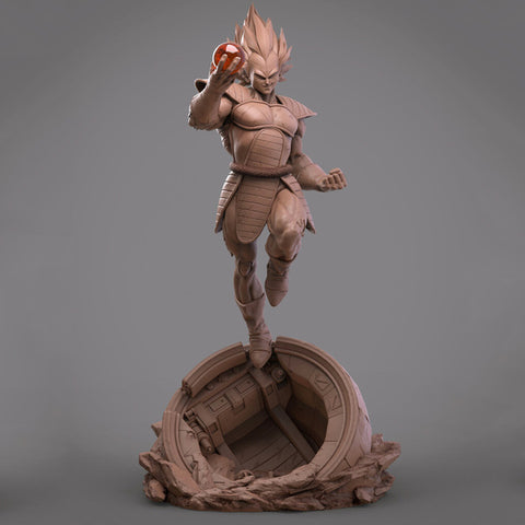 Vegeta Dragon Ball Z 3D Model Ready to Print