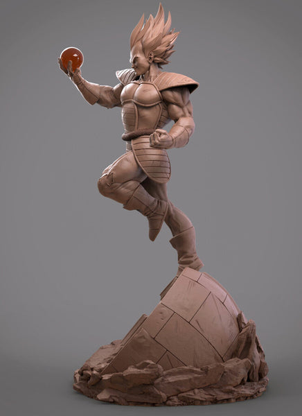 Vegeta Dragon Ball Z 3D Model Ready to Print