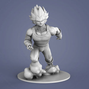 Vegeta Figurine 3D Model Ready to Print
