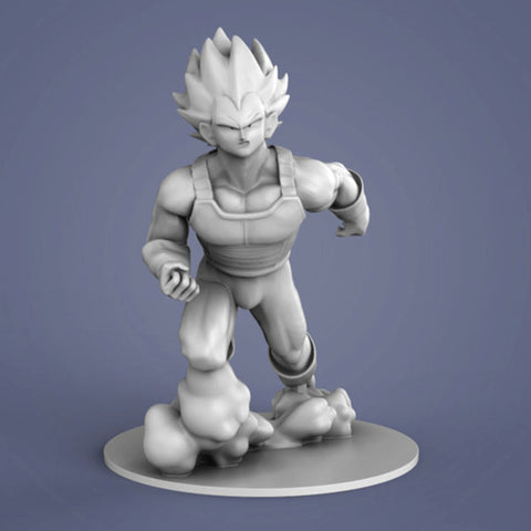 Vegeta Figurine 3D Model Ready to Print