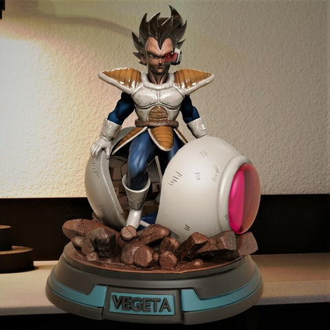 Vegeta in Capsule 3D Model Ready to Print
