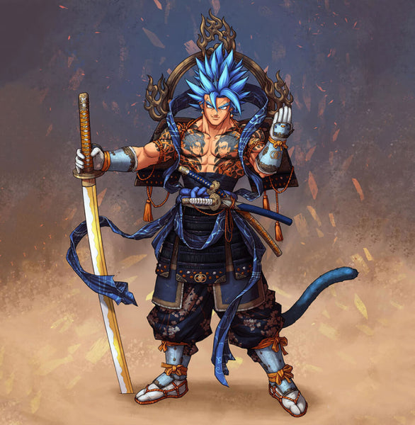 Vegeto Samurai 3D Model Ready to Print
